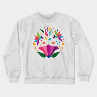 Spring Colorful Flowers by Akbaly T-Shirt Crewneck Sweatshirt